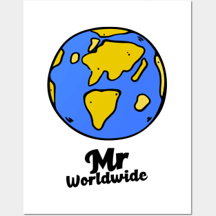 Mr worldwide Posters and Art